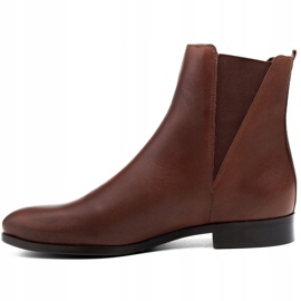 Marco Shoes Botas rasas marrons 1284B Marco marrom com borracha castanho 1