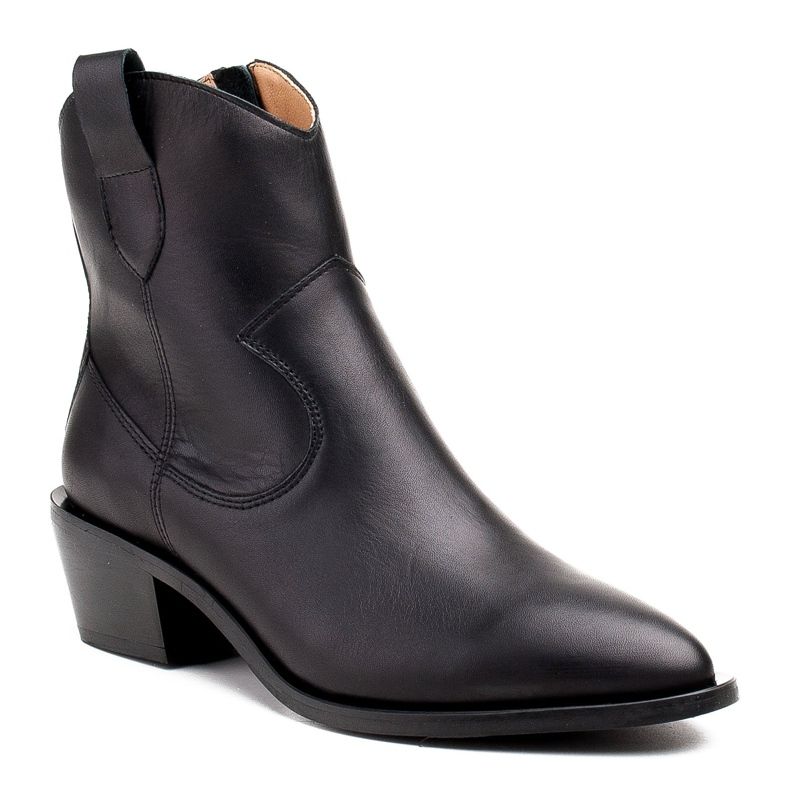 Marco Shoes Botas de cowboy pretas 1403B Marco preto 1