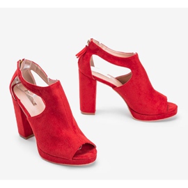 Sandálias Atlantic red shank vermelho 1