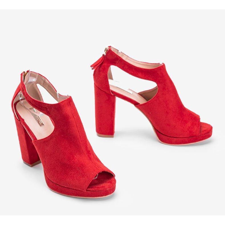 Sandálias Atlantic red shank vermelho 1