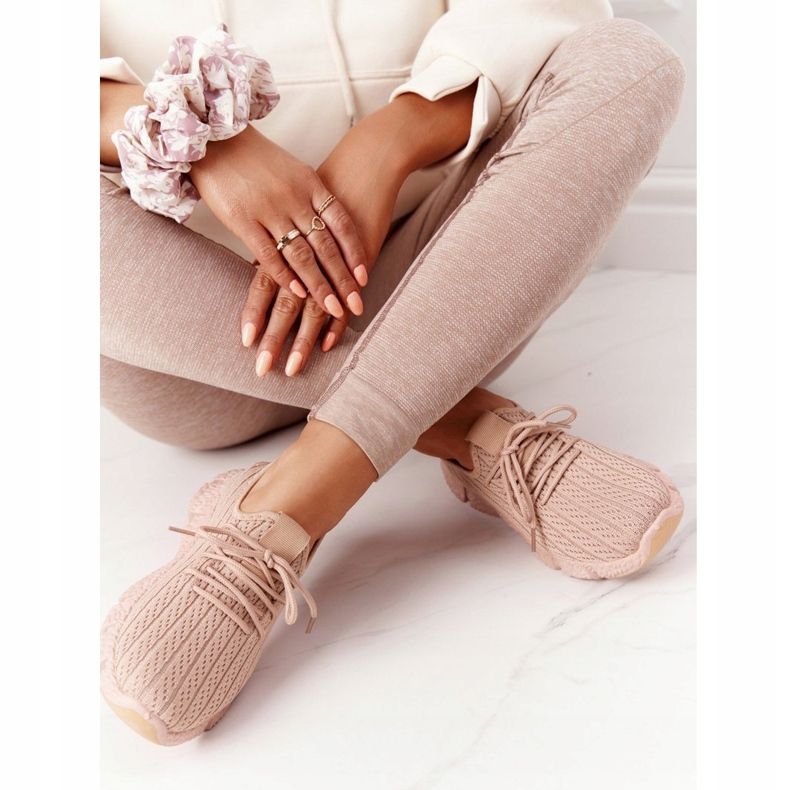 Calçado desportivo feminino Ténis Bege Treino cáqui 1