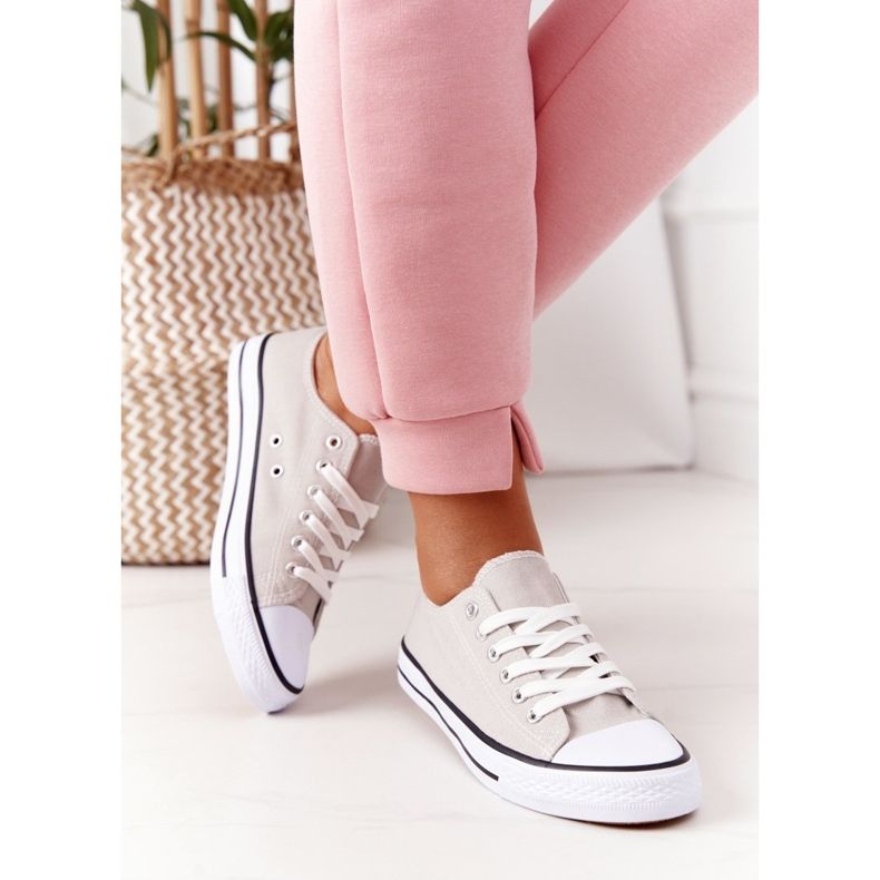 Tênis clássico feminino cinza Omerta 2