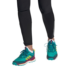 Tênis de corrida Adidas Terrex Agravic Flow W FV2483 multicolorido verde 2