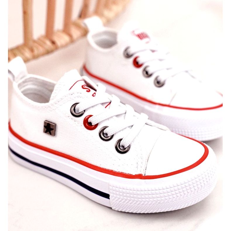 Tênis infantil clássico baixo Big Star HH374089 branco 4