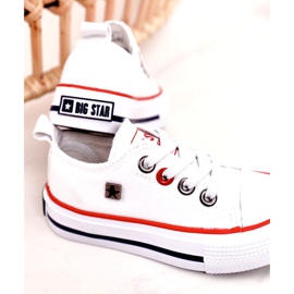 Tênis infantil clássico baixo Big Star HH374089 branco 5