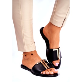 Chinelos Elegantes Femininos Preto Nicole Dilmah 1