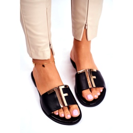 Chinelos Elegantes Femininos Preto Nicole Dilmah 3