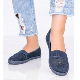 Tênis Vicky azul marinho Slip On 1