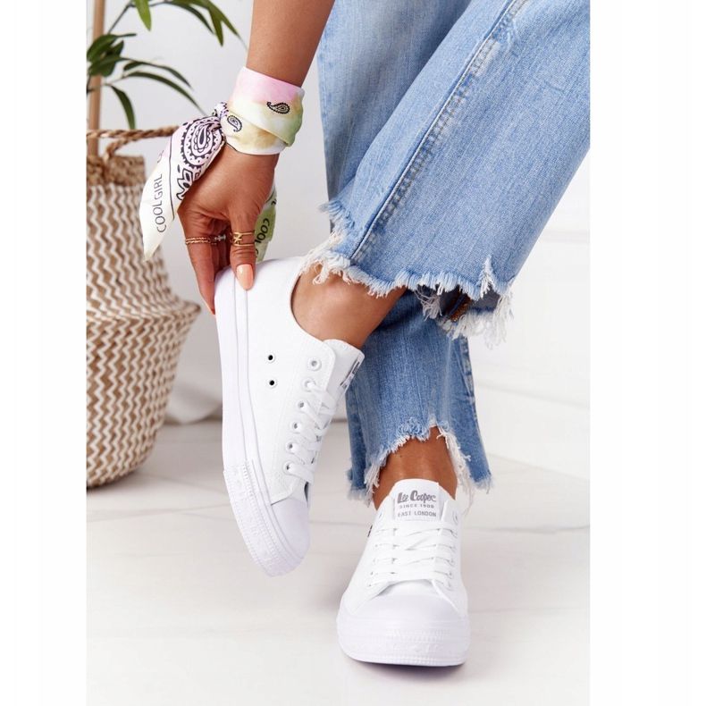 Tênis feminino Lee Cooper LCW-21-31-0082L branco 1