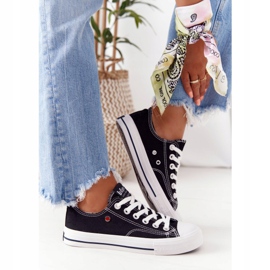 Tênis femininos negros Lee Cooper LCW-21-31-0097L branco preto 2