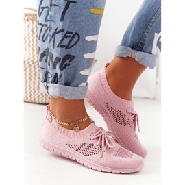 PE1 Sapatos esportivos femininos Pink Jenny rosa 1