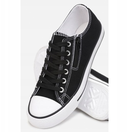 Tênis feminino com zíper preto Malani 1