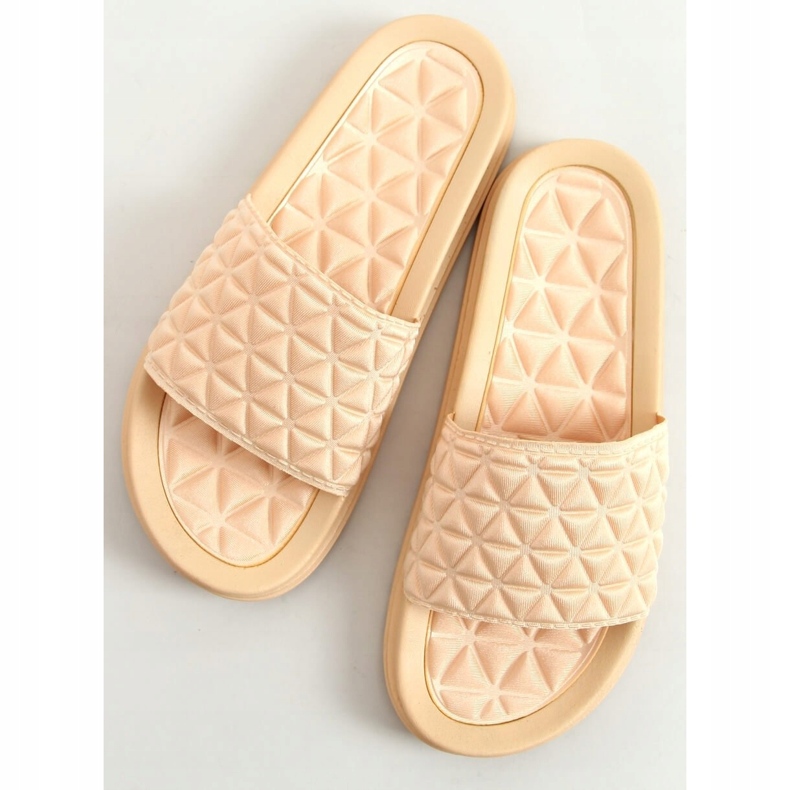 Chinelos femininos bege 10-251 bege 1