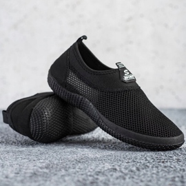 SHELOVET Sapatos com aberturas deslizantes preto 1