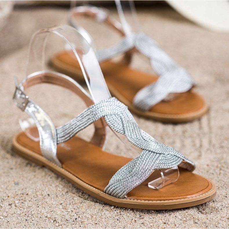 Nio Nio Sandálias prateadas prata 1