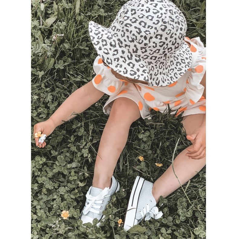 Tênis de prata glitter infantil 888-1b 5