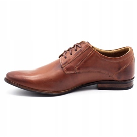 KOMODO Sapatos masculinos formais 850 marrons marrom 1