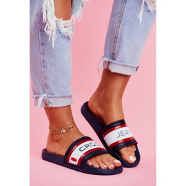 Chinelos femininos Cross Jeans azul marinho FF2R4160C 1