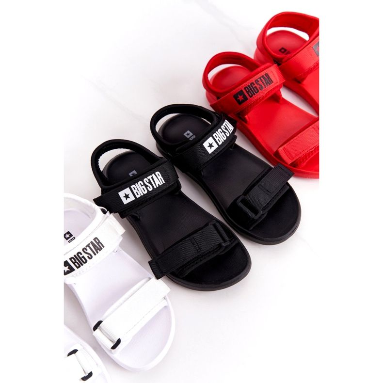 Sandálias esportivas femininas Big Star HH274A024 pretas preto 1