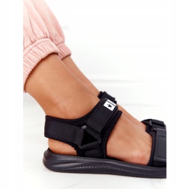 Sandálias esportivas femininas Big Star HH274A024 pretas preto 4