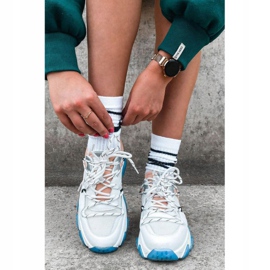 Sapatos esportivos com sola grande GOE HH2N4034 Branco-Rosa 1 Sapatos esportivos com sola grande GOE HH2N4034 Branco-Rosa 1