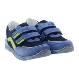 Sapatos de menino com nabos Ren But 3261 gr multicolorido verde azul 4 Sapatos de menino com nabos Ren But 3261 gr multicolorido verde azul 4