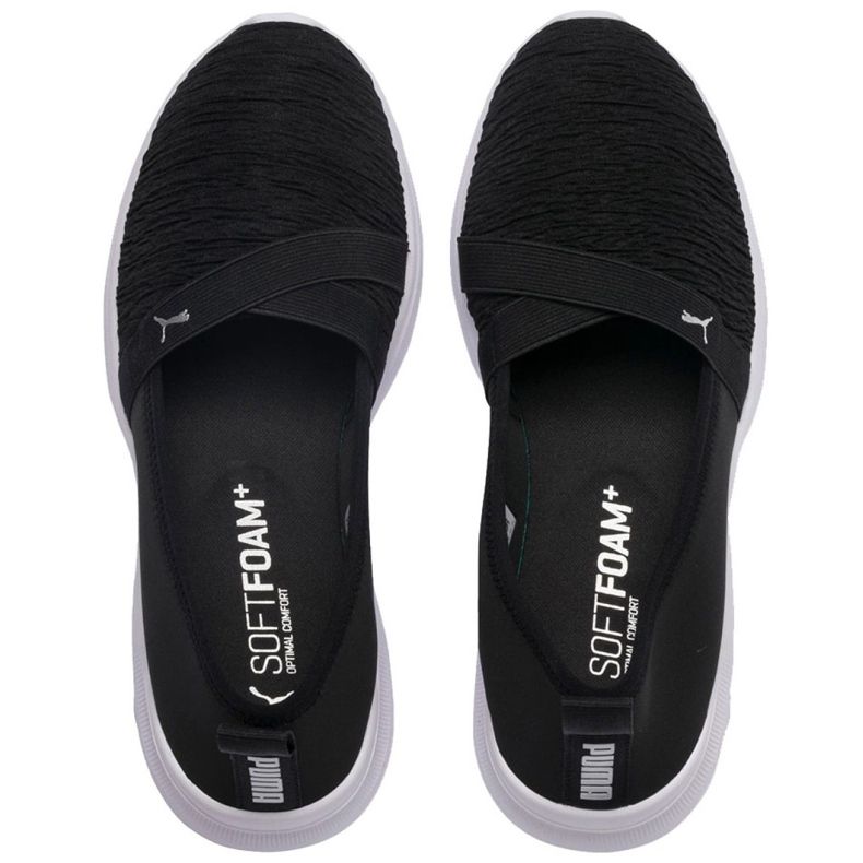 Sapatos Puma Adelina W 369621 01 preto 2