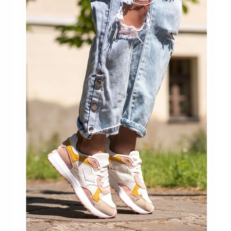 SHELOVET Tênis Coloridos branco multicolorido 1