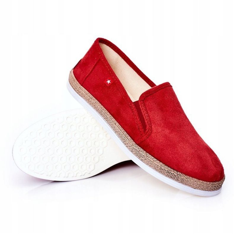 Alpercatas de camurça masculina Big Star HH176007 vermelho 1