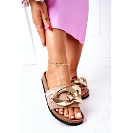 S.Barski Chinelos em cortiça com corrente S. Barski SB001 Bege 2 S.Barski Chinelos em cortiça com corrente S. Barski SB001 Bege 2