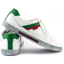 Polbut Sapatos masculinos brancos J47 3