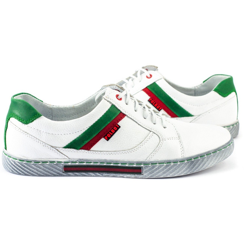 Polbut Sapatos masculinos brancos J47 4