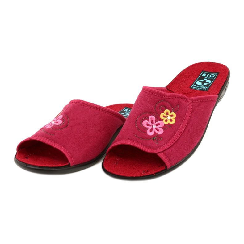 Chinelos femininos Adanex 24625 vermelho 3