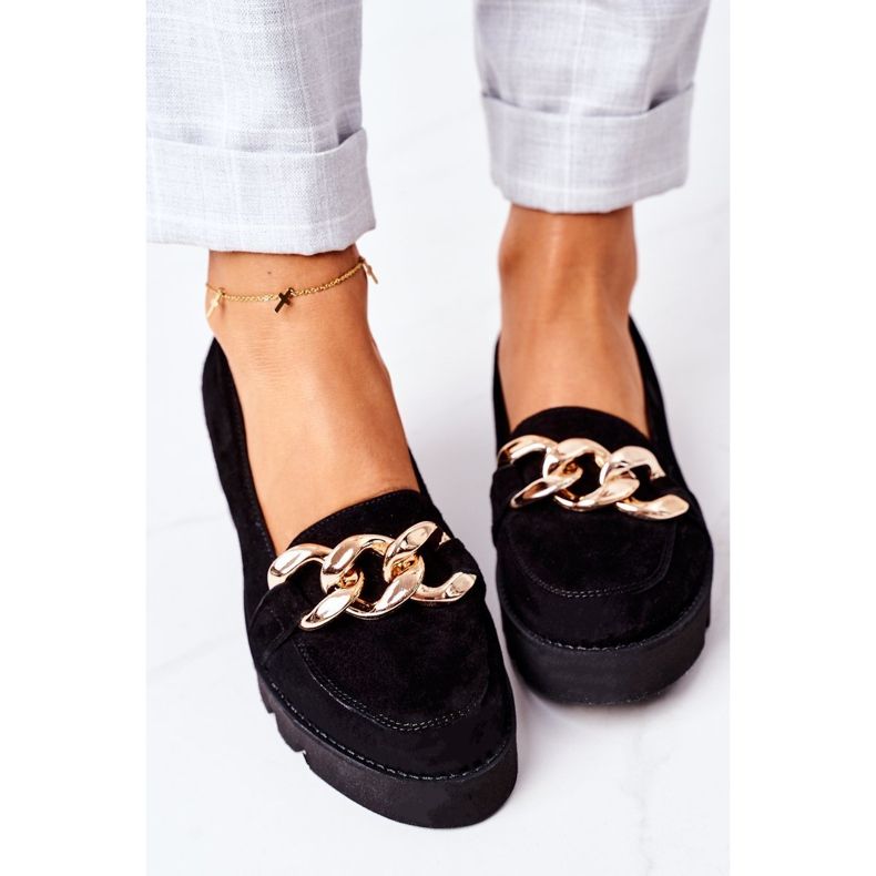 Mocassins de camurça Lewski Shoes 3040 Preto 1