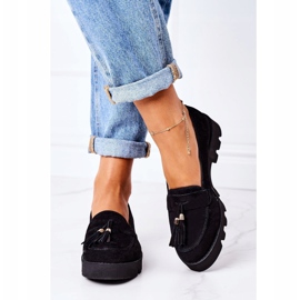 Mocassins de camurça Lewski Shoes 3053 Preto 2