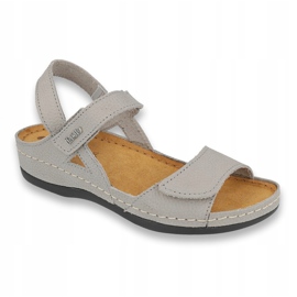 Sapatos femininos Inblu 158D103 cinza 1