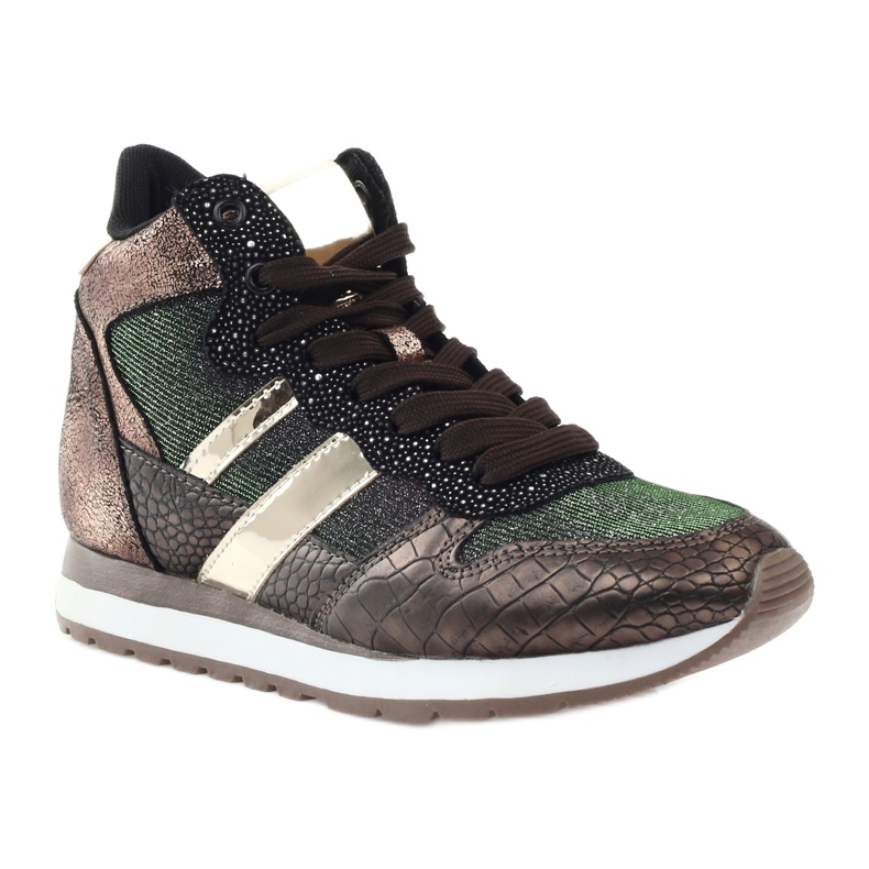 McArthur Sapatos de esportes de cobre metálicos femininos castanho 1