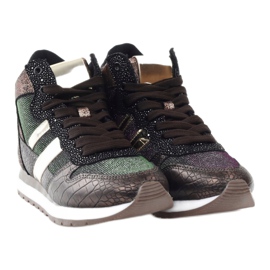 McArthur Sapatos de esportes de cobre metálicos femininos marrom 4