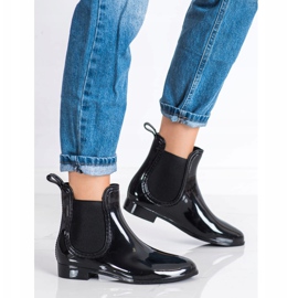 SHELOVET Galochas lacadas preto 1