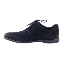 Sapatos casuais masculinos Riko 799 azul 2