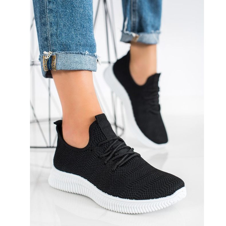 SHELOVET Calçados esportivos têxteis preto 2