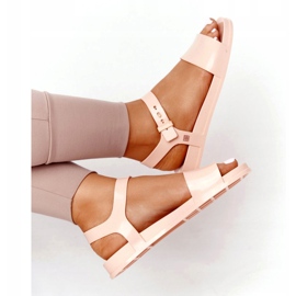 Sandálias de borracha ecológicas perfumadas ZAXY HH285123 Nude bege rosa 7