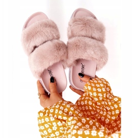 PS1 Chinelos bege na plataforma com pele e zircônia cúbica Uau! 5 PS1 Chinelos bege na plataforma com pele e zircônia cúbica Uau! 5