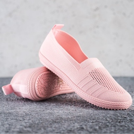 SHELOVET Slipons Openwork rosa 1 SHELOVET Slipons Openwork rosa 1