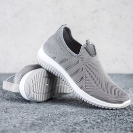 SHELOVET Calçados Esportivos Slip-on cinza 1