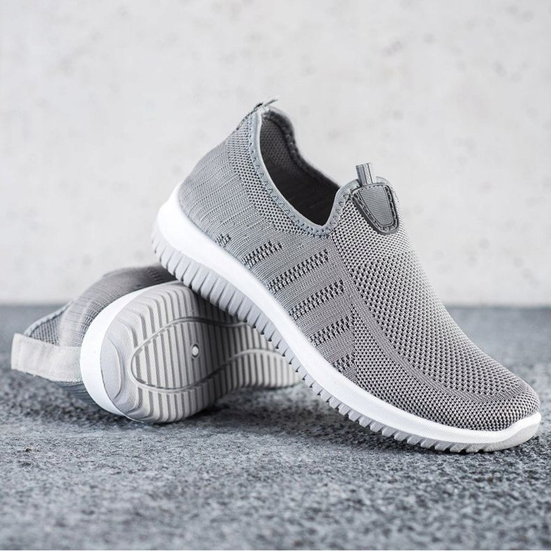SHELOVET Calçados Esportivos Slip-on cinza 1