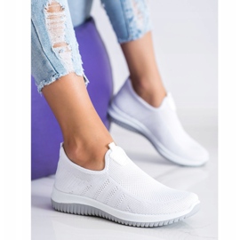 SHELOVET Calçados Esportivos Slip-on branco 2