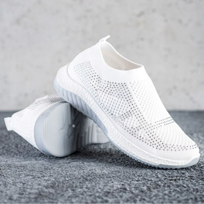 SHELOVET Tênis Slip-on branco 1
