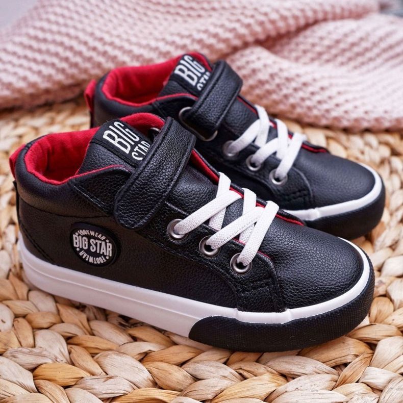 Sapatos infantis tênis Big Star preto EE374001 1