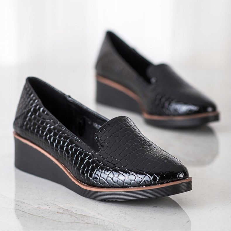 Lordsy Snake Print VINCEZA preto 1